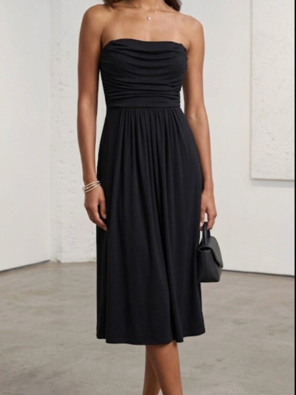 James Perse Tube Top. Strapless  Black Dress. Size 3